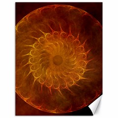 Orange Warm Hues Fractal Chaos Canvas 18  X 24  by Wegoenart