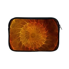 Orange Warm Hues Fractal Chaos Apple Ipad Mini Zipper Cases by Wegoenart