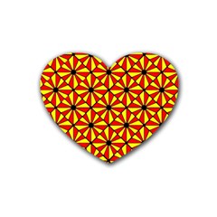 Rby 24 Rubber Coaster (heart)  by ArtworkByPatrick