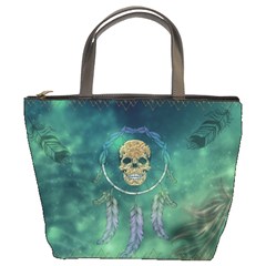 Dreamcatcher With Skull Bucket Bag by FantasyWorld7