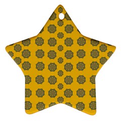 Sensational Stars On Incredible Yellow Star Ornament (two Sides) by pepitasart