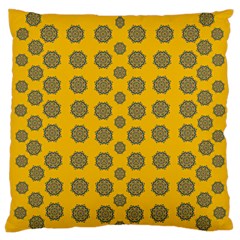 Sensational Stars On Incredible Yellow Large Cushion Case (two Sides) by pepitasart