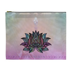Abstract Decorative Floral Design, Mandala Cosmetic Bag (xl) by FantasyWorld7