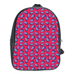 Tropical Pink Avocadoes School Bag (large)