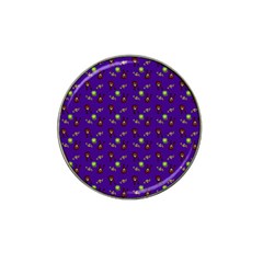 School Girl Braids Dark Blue Hat Clip Ball Marker (4 Pack)