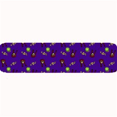 School Girl Braids Dark Blue Large Bar Mats