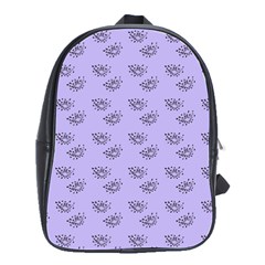 Zodiac Bat Lilac School Bag (large)