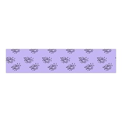 Zodiac Bat Lilac Velvet Scrunchie