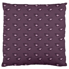 Zodiac Bat Pink Grey Standard Flano Cushion Case (one Side) by snowwhitegirl