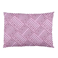 Wood Texture Diagonal Weave Pastel Pillow Case (two Sides)