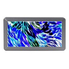 Abstract Background Blue White Memory Card Reader (mini)