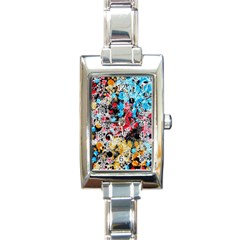 Paint Me Down 4 Rectangle Italian Charm Watch