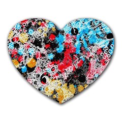 Paint Me Down 4 Heart Mousepads by impacteesstreetwearsix