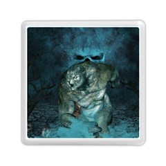 Aweome Troll With Skulls In The Night Memory Card Reader (square) by FantasyWorld7