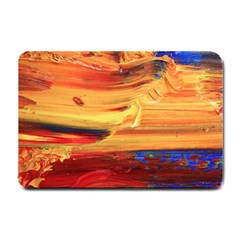 Rainbow Waves Small Doormat  by WILLBIRDWELL