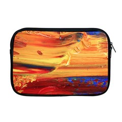 Rainbow Waves Apple Macbook Pro 17  Zipper Case by WILLBIRDWELL