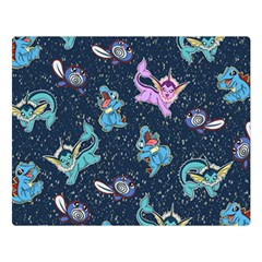 water type Double Sided Flano Blanket (Large) 