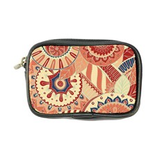 Pop Art Paisley Flowers Ornaments Multicolored 4 Coin Purse by EDDArt