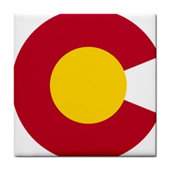 Colorado State Flag Symbol Tile Coaster by FlagGallery