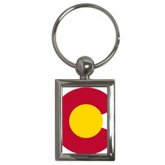 Colorado State Flag Symbol Key Chain (rectangle) by FlagGallery