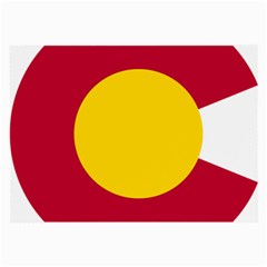 Colorado State Flag Symbol Large Glasses Cloth (2 Sides) by FlagGallery