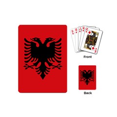 Albania Flag Playing Cards Single Design (mini) by FlagGallery