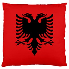 Albania Flag Large Cushion Case (two Sides) by FlagGallery