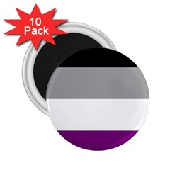 Asexual Pride Flag Lgbtq 2 25  Magnets (10 Pack)  by lgbtnation