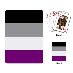 Asexual Pride Flag Lgbtq Playing Cards Single Design (rectangle) by lgbtnation