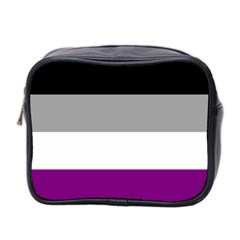 Asexual Pride Flag Lgbtq Mini Toiletries Bag (two Sides) by lgbtnation