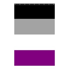 Asexual Pride Flag Lgbtq Shower Curtain 48  X 72  (small)  by lgbtnation