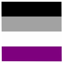 Asexual Pride Flag Lgbtq Wooden Puzzle Square by lgbtnation