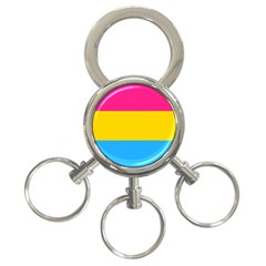 Pansexual Pride Flag 3-ring Key Chain by lgbtnation