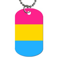 Pansexual Pride Flag Dog Tag (two Sides) by lgbtnation
