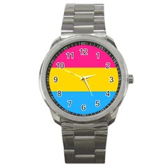 Pansexual Pride Flag Sport Metal Watch by lgbtnation