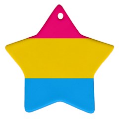 Pansexual Pride Flag Star Ornament (two Sides) by lgbtnation