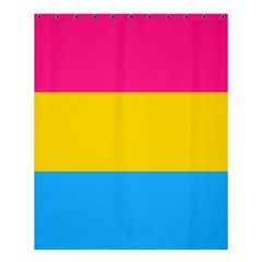 Pansexual Pride Flag Shower Curtain 60  X 72  (medium)  by lgbtnation