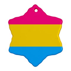 Pansexual Pride Flag Ornament (snowflake) by lgbtnation