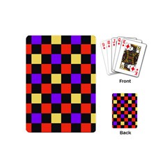 Checkerboard Again Playing Cards Single Design (mini) by impacteesstreetwearseven