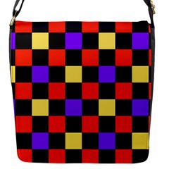 Checkerboard Again Flap Closure Messenger Bag (s) by impacteesstreetwearseven
