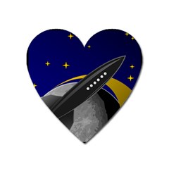 Science Fiction Sci Fi Sci Fi Logo Heart Magnet