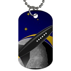 Science Fiction Sci Fi Sci Fi Logo Dog Tag (two Sides) by Pakrebo