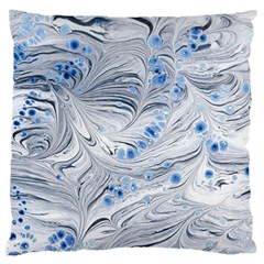 Marbled Paper Mottle Color Movement Standard Flano Cushion Case (one Side) by Pakrebo