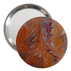 Marbled Paper Mottle Color Movement 3  Handbag Mirrors by Pakrebo