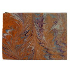 Marbled Paper Mottle Color Movement Cosmetic Bag (XXL)