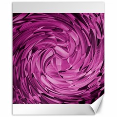 Strudel Magenta Pattern Art Spiral Canvas 16  X 20  by Pakrebo