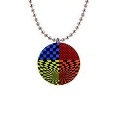 Checkerboard Again 7 1  Button Necklace by impacteesstreetwearseven