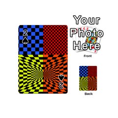 Checkerboard Again 7 Playing Cards 54 Designs (mini) by impacteesstreetwearseven