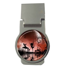 Little Fairy Dancing In The Night Money Clips (round)  by FantasyWorld7