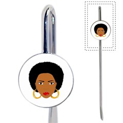 African American Woman With ?urly Hair Book Mark by bumblebamboo